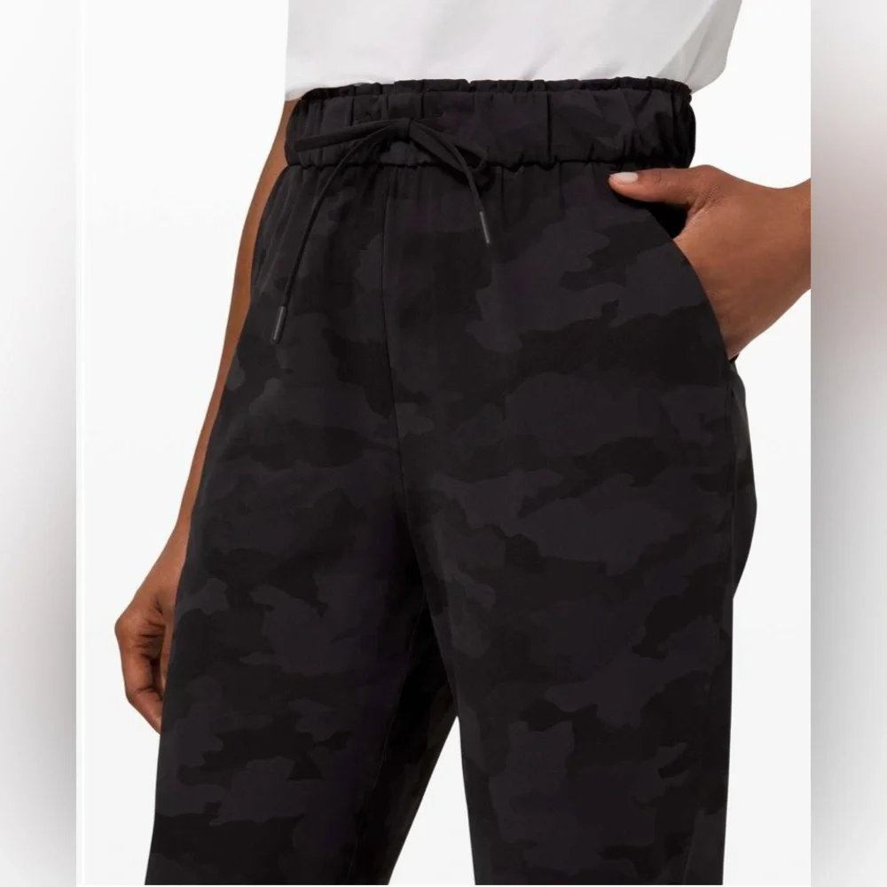 Lululemon Athletica Black Camouflage Joggers